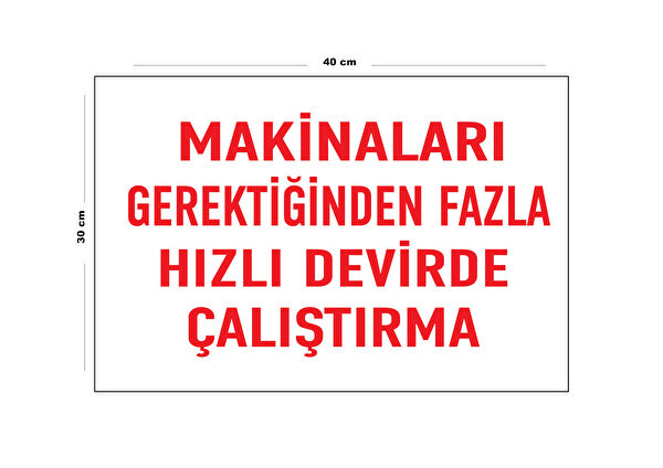 Lucena Güvenlik Uyarı İşaretleri, İş Güvenliği Levhaları