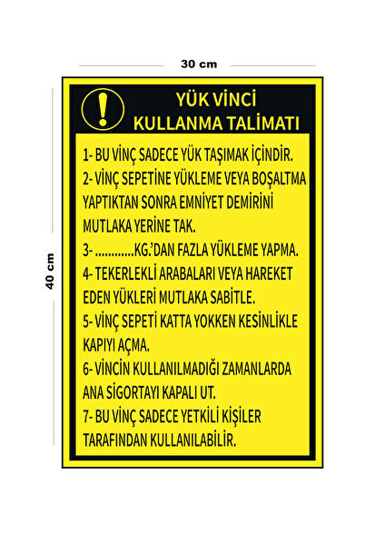 Lucena Güvenlik Uyarı İşaretleri, İş Güvenliği Levhaları