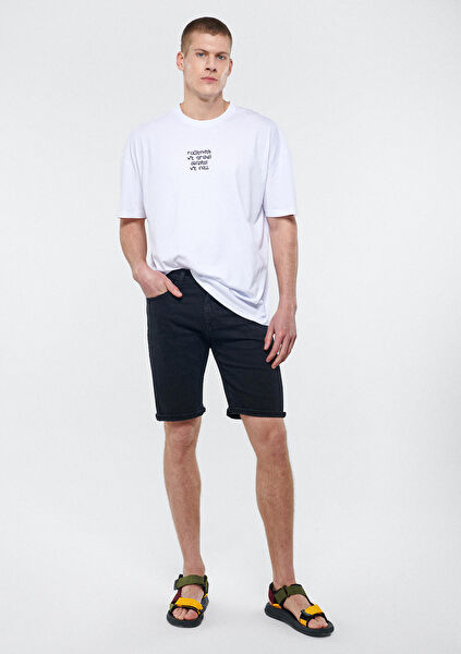 Mavi Erkek Şort, Bermuda, Kapri