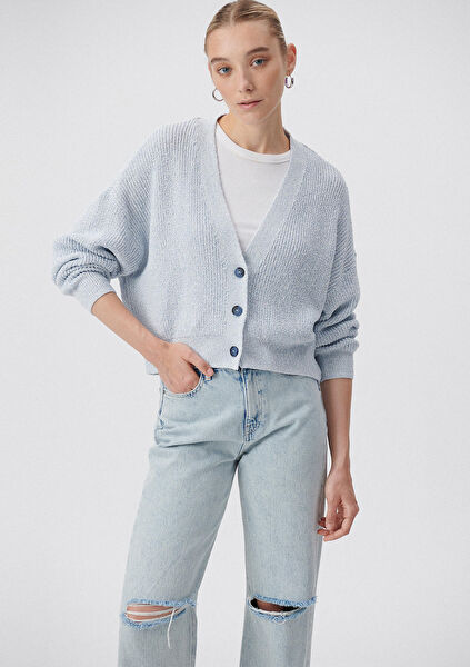 Mavi Günlük Hırka