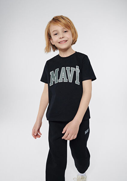 Mavi Erkek Çocuk Tişört