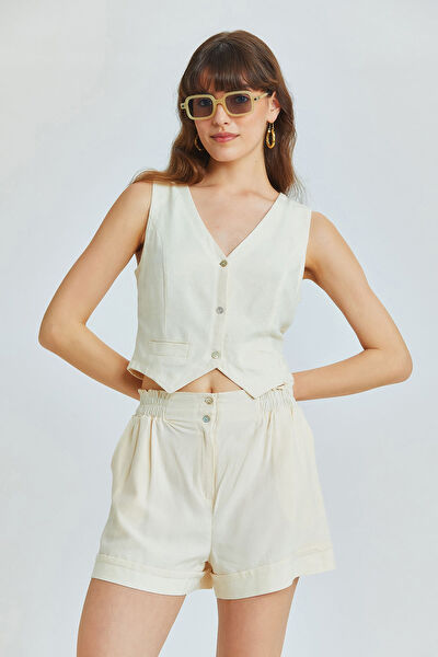 Clandestino Kadın Şort, Bermuda, Kapri