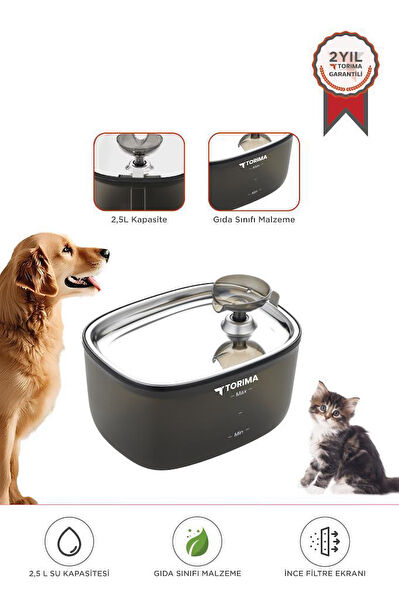 Torima Kedi Mama ve Su Kapları