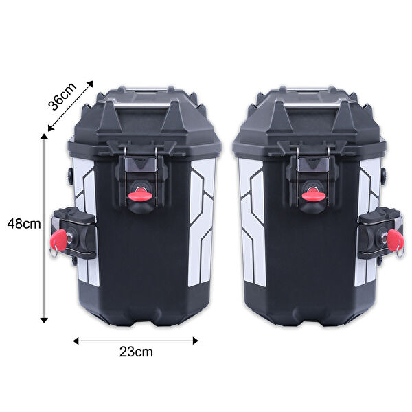 Gp Kompozit Motosiklet Yan Çanta