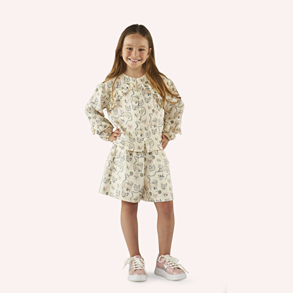 Panço Kız Çocuk Gömlek