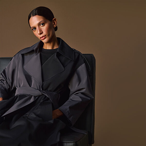 SARAR WOMAN Kadın Trençkot, Yağmurluk