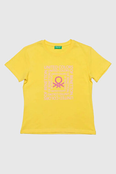 United Colors Of Benetton Kız Çocuk Tişört