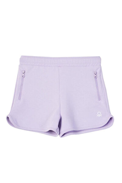 Benetton Kız Çocuk Şort, Bermuda, Kapri