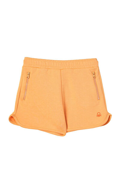 Benetton Kız Çocuk Şort, Bermuda, Kapri