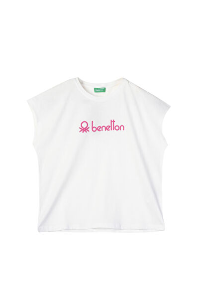 Benetton Kız Çocuk Tişört