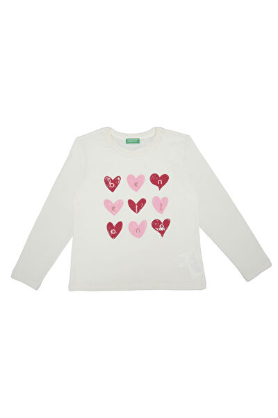 Benetton Kız Çocuk Tişört