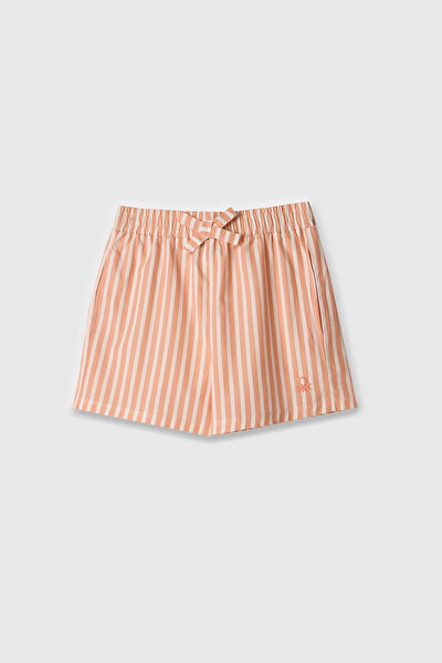 Benetton Kız Çocuk Şort, Bermuda, Kapri