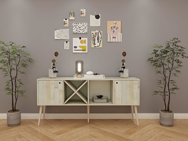 FASTWOOD Büfe, Konsol, Vitrin