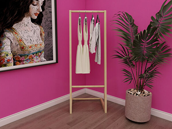 Masif Market Ayaklı Askılık