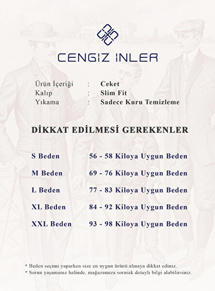 Cengiz İnler Erkek Ceket