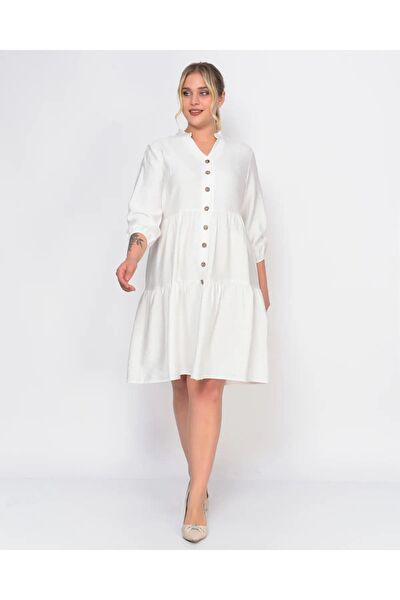 Apsen Büyük Beden Günlük Elbise