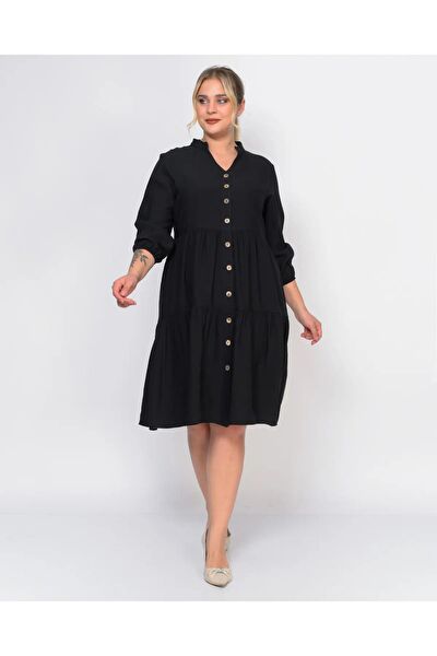 Apsen Büyük Beden Günlük Elbise