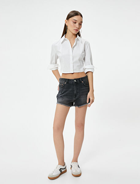 Koton Kadın Şort, Bermuda, Kapri