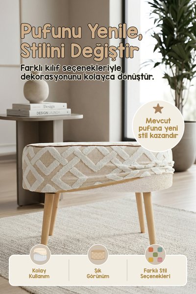 HAMUR Dekoratif Yastık, Kırlent, Kılıf