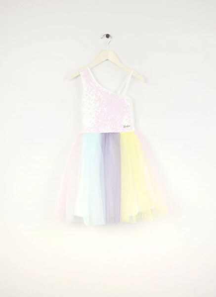 Barbie Kız Çocuk Abiye Elbise