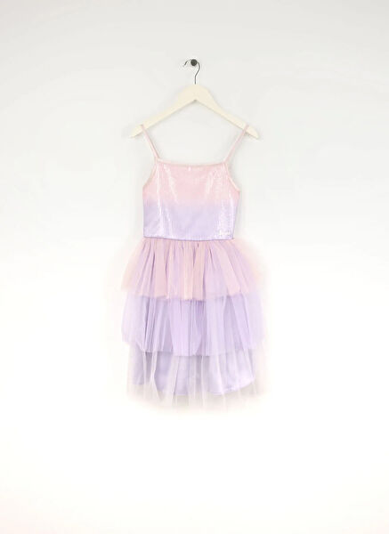 Barbie Kız Çocuk Abiye Elbise