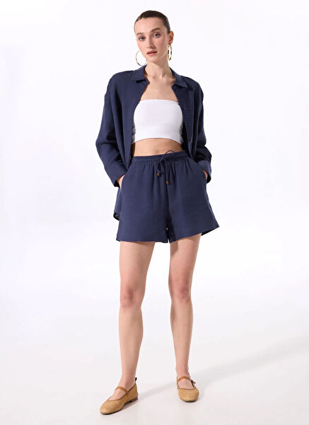 Fabrika Comfort Kadın Şort, Bermuda, Kapri