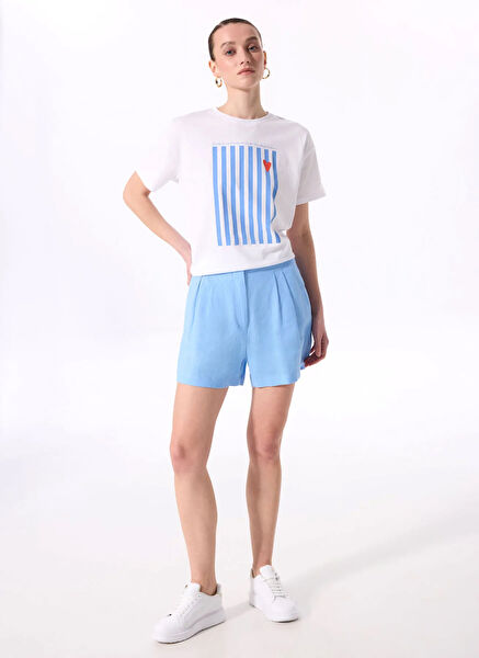 Fabrika Comfort Kadın Şort, Bermuda, Kapri