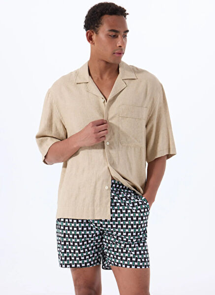 Fabrika Erkek Deniz Şortu, Mayo