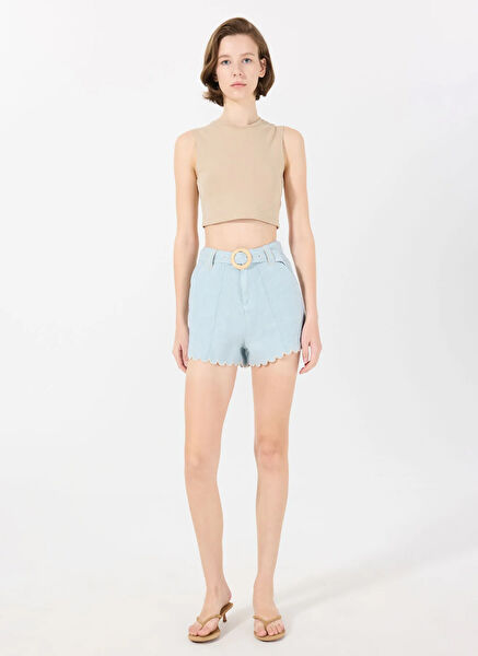 Mr. Mood Kadın Şort, Bermuda, Kapri