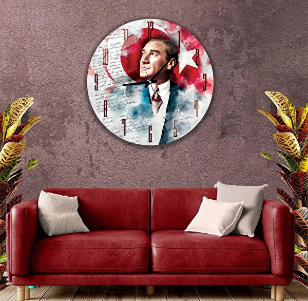 EMYA HOME Dekoratif Duvar Saati