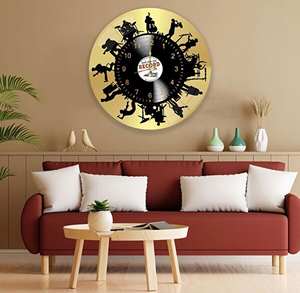 EMYA HOME Dekoratif Duvar Saati