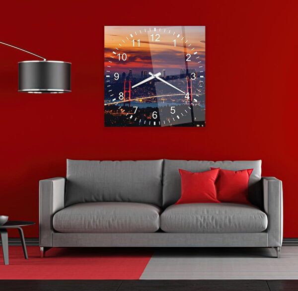 EMYA HOME Dekoratif Duvar Saati