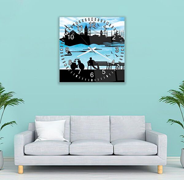 EMYA HOME Dekoratif Duvar Saati