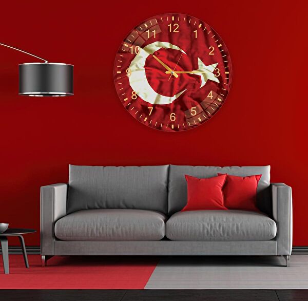 EMYA HOME Dekoratif Duvar Saati