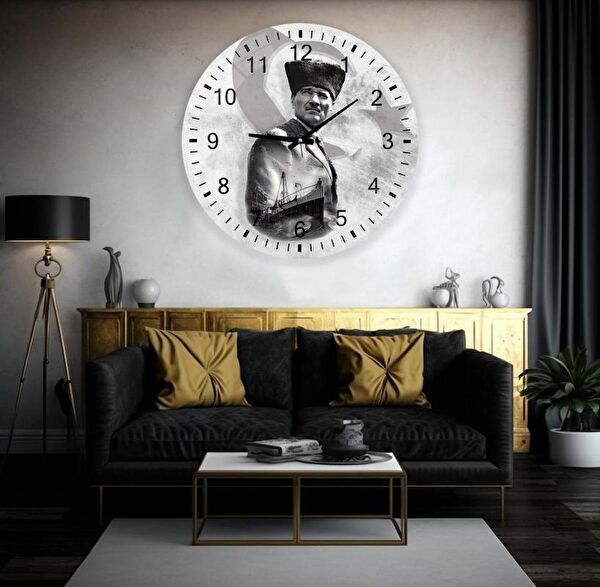 EMYA HOME Dekoratif Duvar Saati