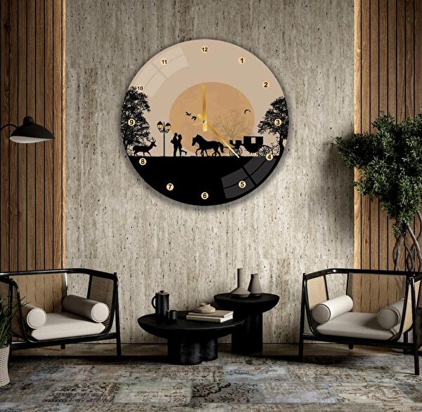 EMYA HOME Dekoratif Duvar Saati