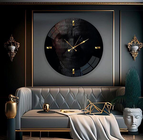 EMYA HOME Dekoratif Duvar Saati