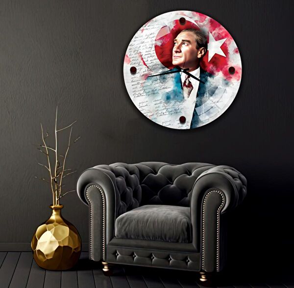 EMYA HOME Dekoratif Duvar Saati