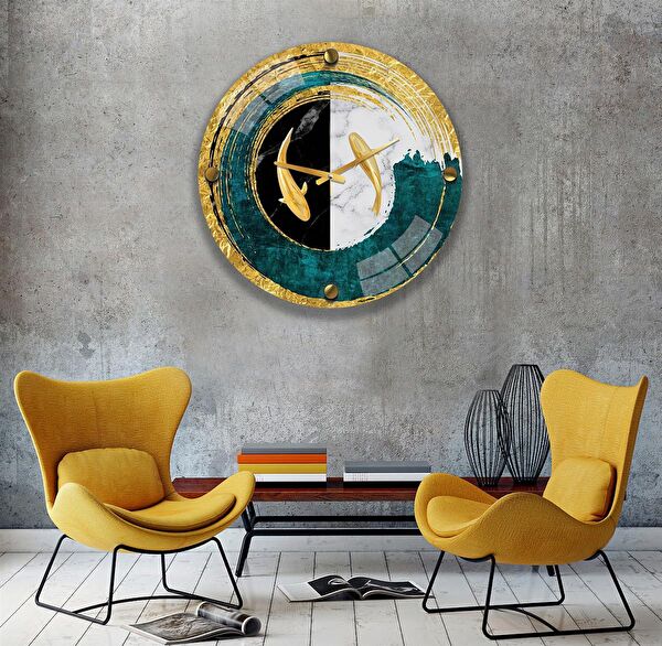 EMYA HOME Dekoratif Duvar Saati