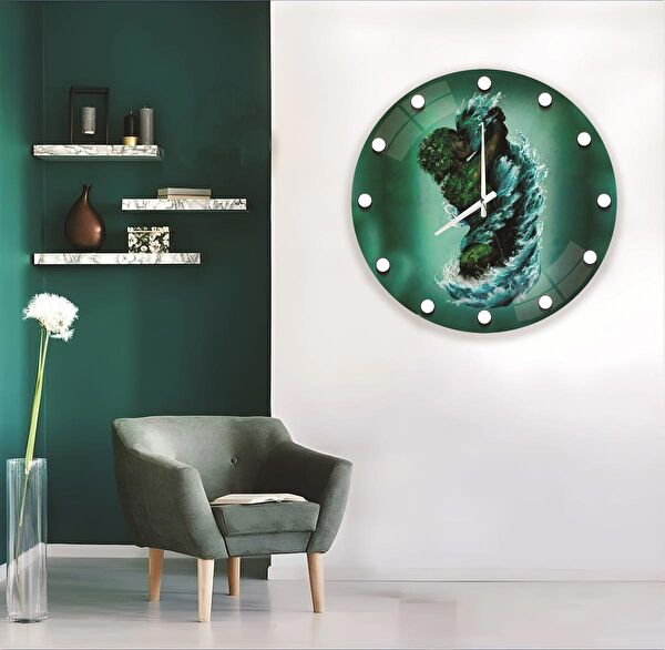 EMYA HOME Dekoratif Duvar Saati