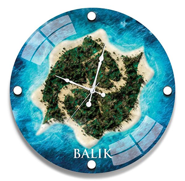 EMYA HOME Dekoratif Duvar Saati