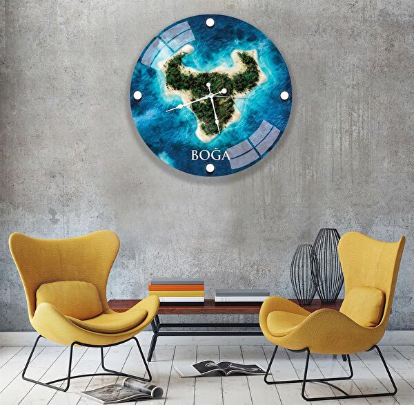 EMYA HOME Dekoratif Duvar Saati