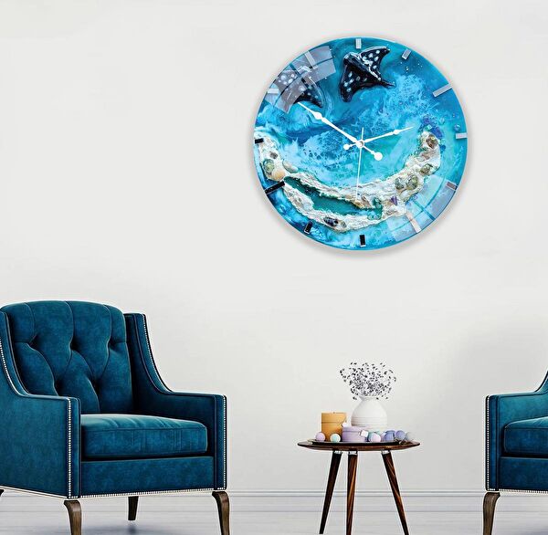 EMYA HOME Dekoratif Duvar Saati