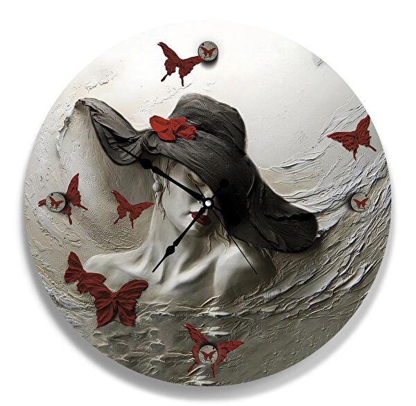 EMYA HOME Dekoratif Duvar Saati