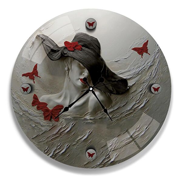 EMYA HOME Dekoratif Duvar Saati