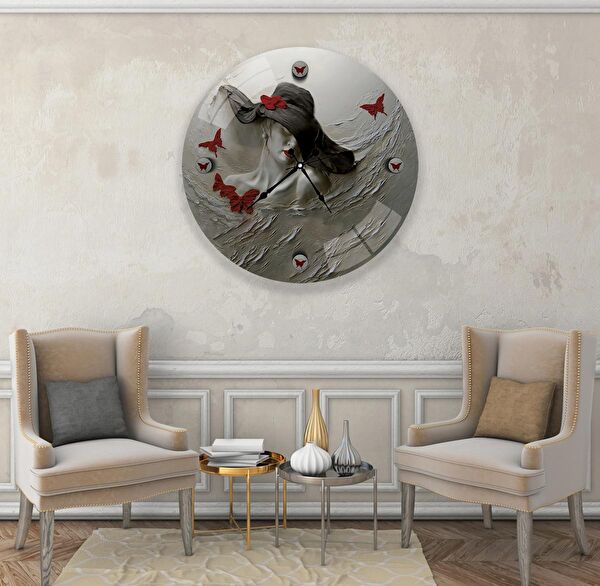 EMYA HOME Dekoratif Duvar Saati