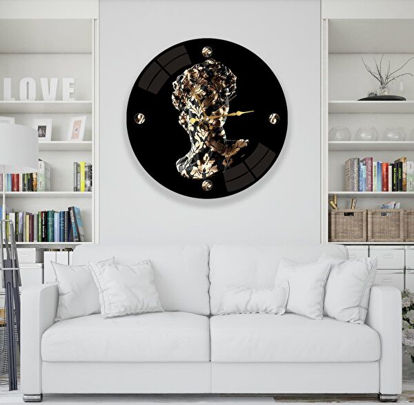 EMYA HOME Dekoratif Duvar Saati