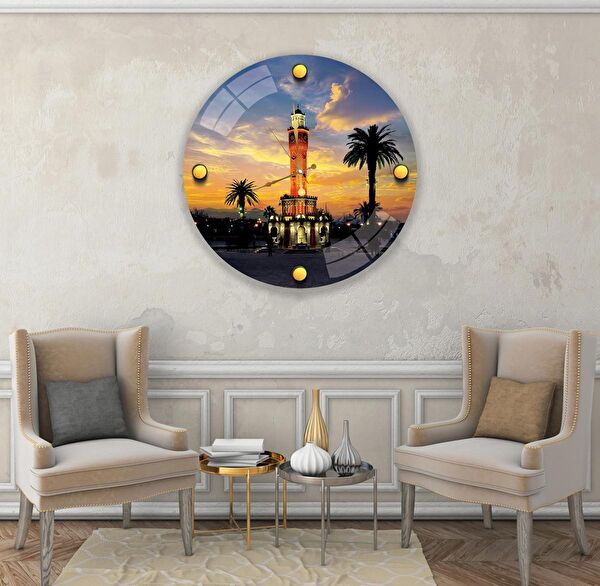 EMYA HOME Dekoratif Duvar Saati