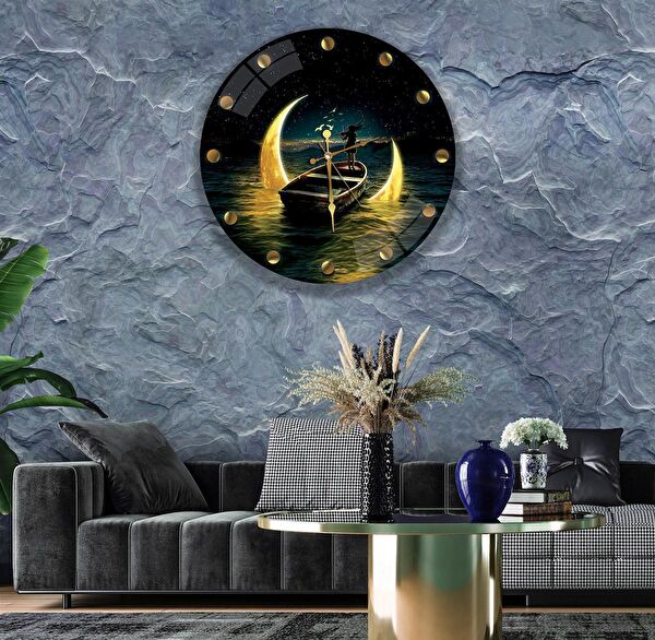 EMYA HOME Dekoratif Duvar Saati