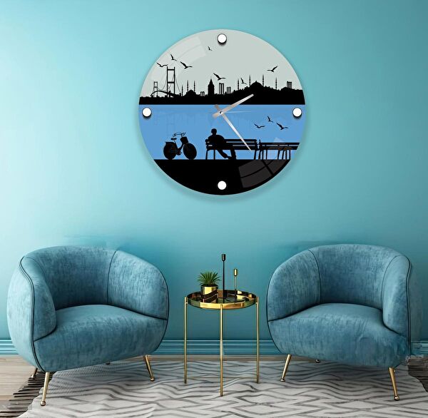 EMYA HOME Dekoratif Duvar Saati